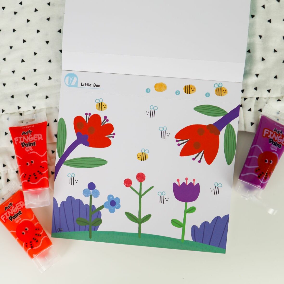 Maľovanie prstovými farbami Level 1 Svet 30 listov (3 z 9)