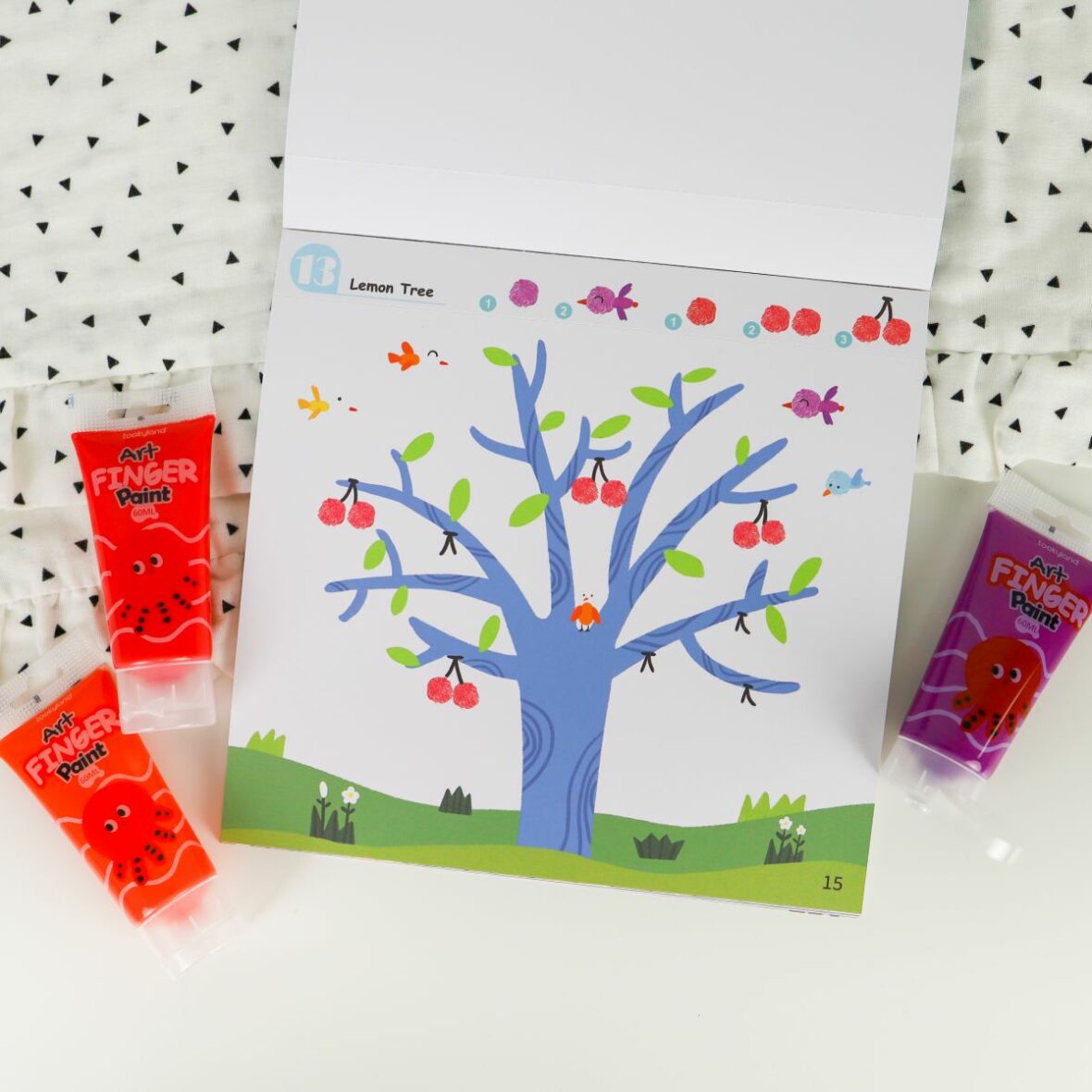 Maľovanie prstovými farbami Level 1 Svet 30 listov (5 z 9)