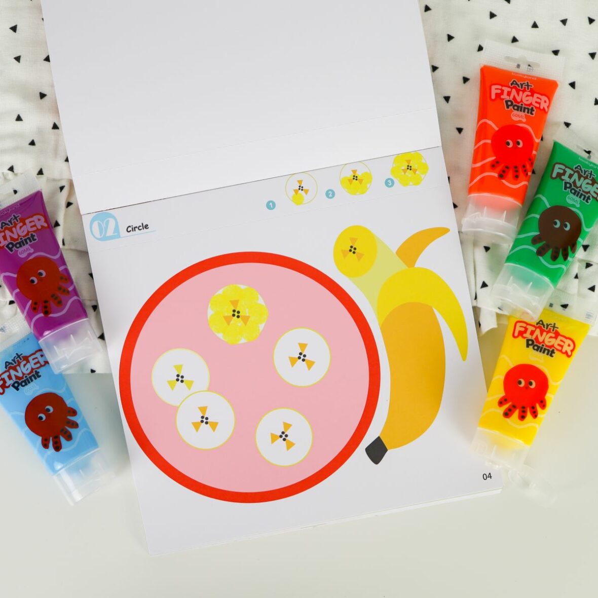 Maľovanie prstovými farbami Level 2 Umelec 30 listov (3 z 8)