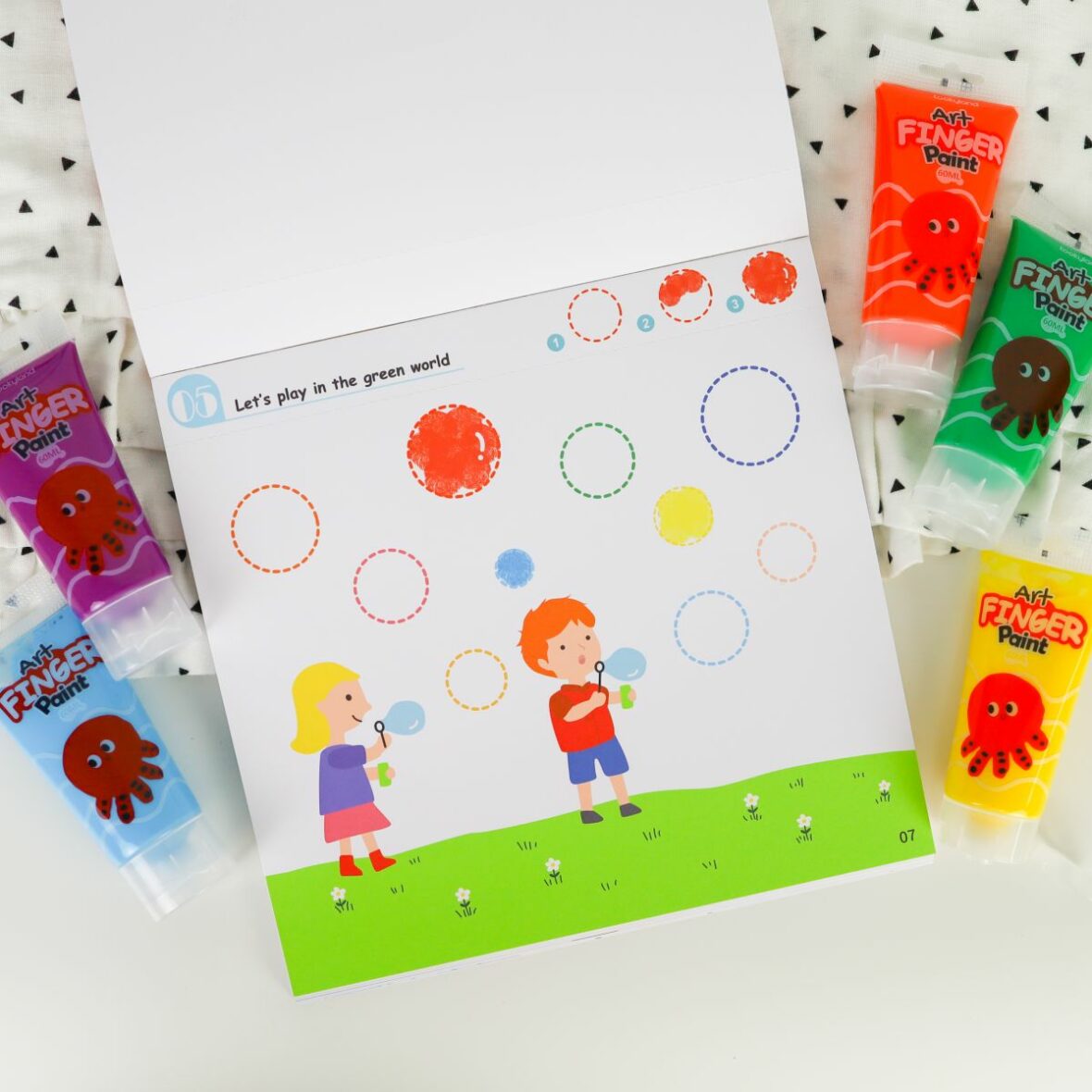 Maľovanie prstovými farbami Level 2 Umelec 30 listov (4 z 8)