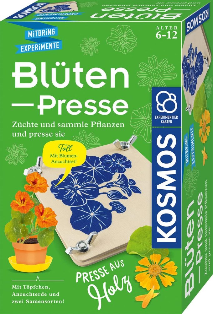 Pestovateľská sada a lis na kvety
